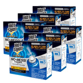 Hot Shot No-Mess Fogger odor-neutralizer cans ready for quick treatment