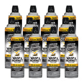 Hot Shot Wasp & Hornet Killer delivers 27-foot jet spray for safe outdoor targeting.