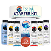 Hot Tub Things chlorine starter kit packaging ready for spa maintenance.