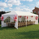 Hoteel 10x30 tent frame offering a sturdy outdoor shelter.