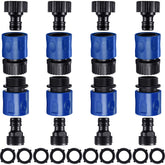 Hotop 16-piece garden hose connectors package for versatile, leak-free setup.
