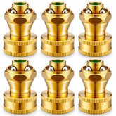 Hotop Big Shot brass hose nozzle in action for precise garden watering