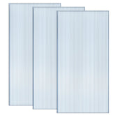 Hotop greenhouse panel clear 4x2 provides bright, even light for thriving plants.