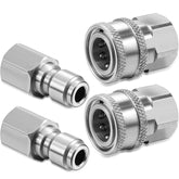 Hotop quick connector kit with NPT 3/8 inch adapters for easy attachment.