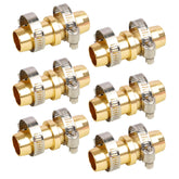 Hourleey 6-pack hose repair kit packaging, a complete solution for on-the-go garden fixes.