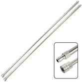 Hourleey 60-inch stainless steel extension wand for high-pressure cleaning.
