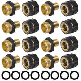 Hourleey garden hose quick-connect 8-set pack for quick, secure connections.