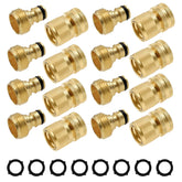 Hourleey garden hose quick connector kit enables fast, tool-free setup.