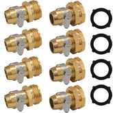 Hourleey garden hose repair connector packaging with parts for quick outdoor repairs.