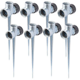 Hourleey sprinkler base 8-pack ready for efficient yard irrigation.