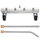 Hourleey undercarriage cleaner with 13-inch extension wand for thorough bottom cleaning.