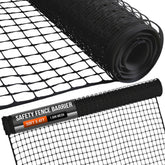 Houseables plastic fence netting roll forms a portable barrier for yards and gardens