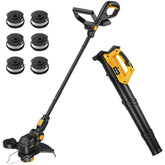Houselife cordless weed eater and leaf blower combo for all-in-one yard care.