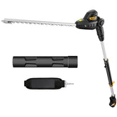 Houselife pole hedge trimmer showing DeWalt 20V compatibility for flexible power options.