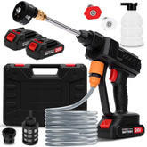 Housiwill cordless pressure washer for outdoor cleaning, compact and powerful.