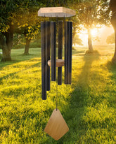Howarmer wind chimes 30in deep tone design creates subtle outdoor melody