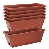 HOXHA window box planter 6-pack on a sunny windowsill boosts herb growth