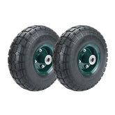 HOXWELL 10 inch flat-free tire overview showing durable, puncture-proof design