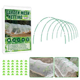 Hoyejyou garden netting kit cover assembly protects raised beds from pests