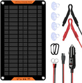 Hoysicy 12V solar panel charger delivers reliable trickle charging for vehicles.