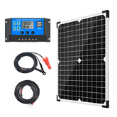 Hoysicy 20W solar panel with weatherproof frame for off-grid charging