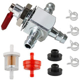 HPENP fuel shut-off valve two-way with 1/4in barbs for precise fuel control