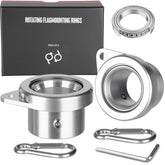 HPGOED bearing steel ball flag pole ring with 360° rotation for smooth flag display