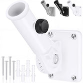 HPGOED flag pole holder outdoor bracket 1-inch sturdy mount for visibility