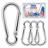HPGOED flag pole ring clip in aluminum for lightweight, durable flag installation.