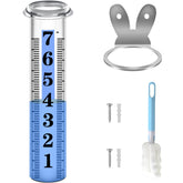 HQcontL accurate rain gauge 7in front view for precise rainfall tracking in yards