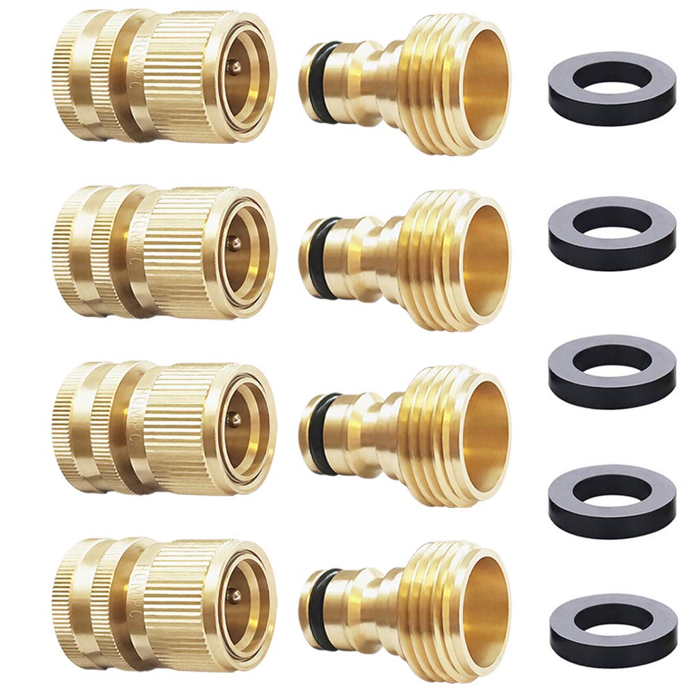 HQMPC brass quick-connect close-up highlights durable, leak-free construction.