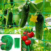 H.Romo Trellis Netting close-up shows 27-nylon strands for strong vine support.