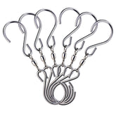HS's Creation dual S-hook with swivel for wind chimes and outdoor display.