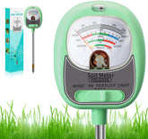 HSLGOVE 4-in-1 soil test kit dial close-up for precise readings.