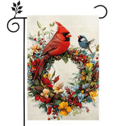Hsrvivi Spring Cardinal Flag with blossoms adds curb appeal to outdoor space
