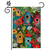 hsrvivi flag with bright cardinal motif for vibrant outdoor decor