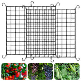 HSTEY 4x4 grow tent trellis netting in use for climbing plants, 2-pack.