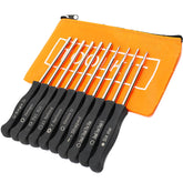 HSXWJ carburetor adjustment tool kit in a compact case for versatile engine tuning