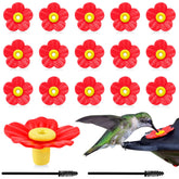 Hualleko replacement flowers for hummingbird feeder attract hummingbirds with lifelike blooms.