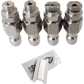 HuangTian Jrod 4-way tip holder for 1/4-inch quick-connect systems; keeps nozzle changes quick.
