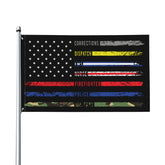 HUFURI flag craftsmanship with durable stitching for lasting display.