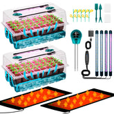 Hugbow self-watering seed tray base maintains consistent moisture for seedlings.