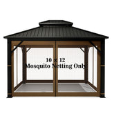Hugline Gazebo netting close-up showing durable polyester weave for outdoor use.