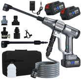 Huhomco cordless pressure washer front-angle view for versatile outdoor cleaning.