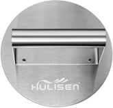 HULISEN burger press top view shows uniform patties ready for searing