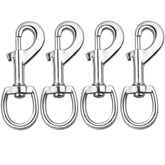 Huouo flag swivel snap hooks secure flag grommets on flagpole.