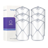 Husaco flying insect trap refills for M364A with six cartridges for long-lasting protection.