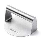 Husfunov burger press 5.5-inch flat surface for even patties.