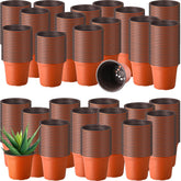Hushee 1500pcs 4-inch plastic pots set for bulk seed starting and transplanting
