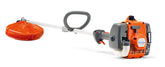 Husqvarna 122LK straight shaft trimmer ready for easy underbrush edging